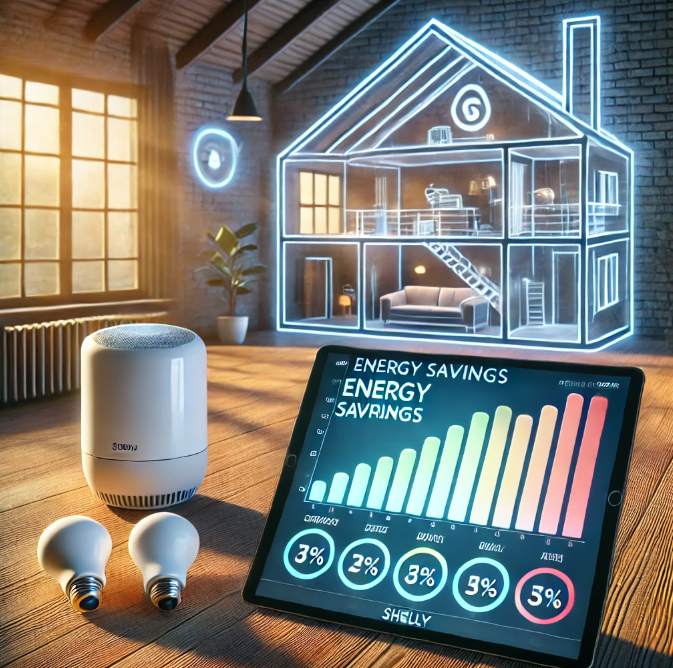 Installation domotique connectée Renotech Moselle - Shelly, Heatzy, éclairage intelligent, économies d'énergie maison